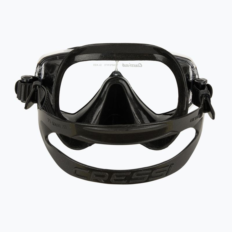 Zestaw do nurkowania Cressi Estrella + Seal Dry black/black 6