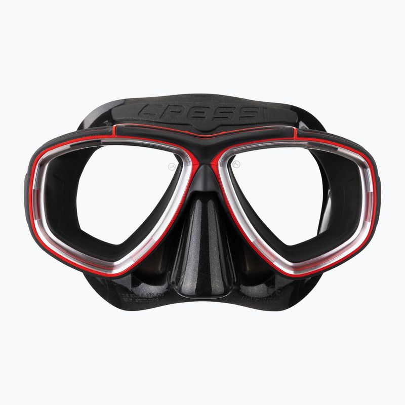 Maska do nurkowania Cressi Prisma black/red 2
