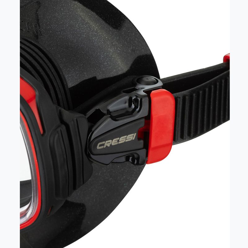 Maska do nurkowania Cressi Prisma black/red 4