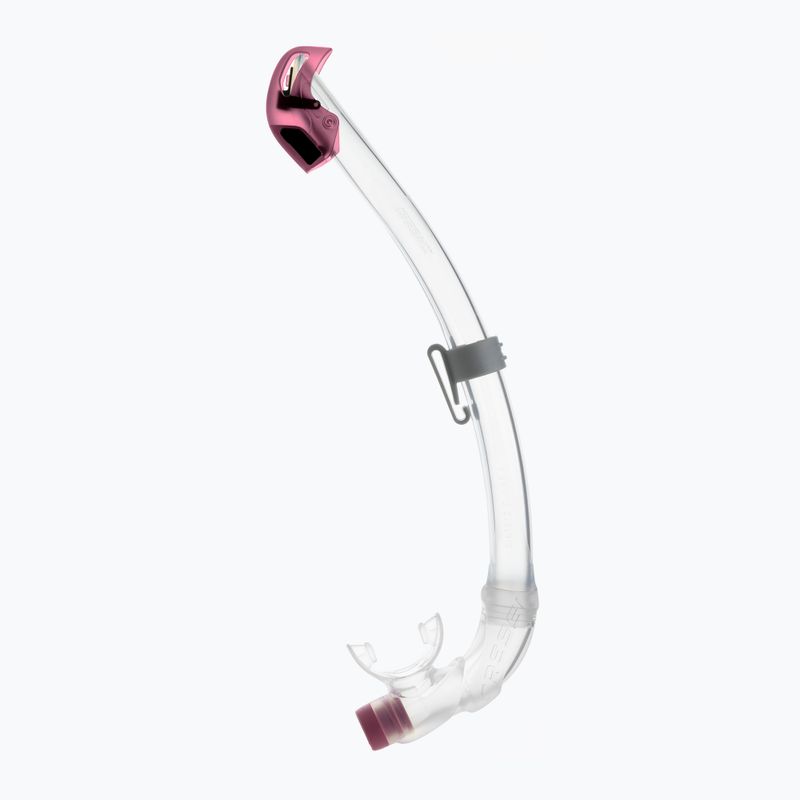 Fajka do nurkowania Cressi Seal Dry clear/pink