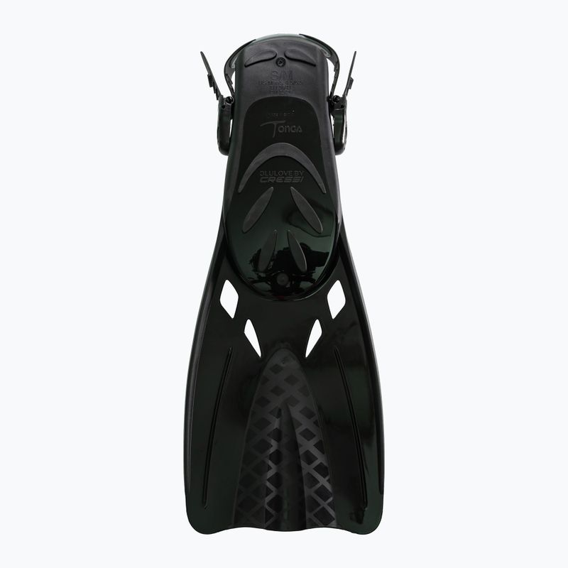 Zestaw do nurkowania Cressi Baron + Tonga black/black/black 4