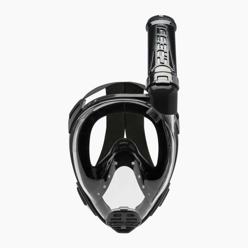 Zestaw do nurkowania Cressi Baron + Tonga black/black/black 7