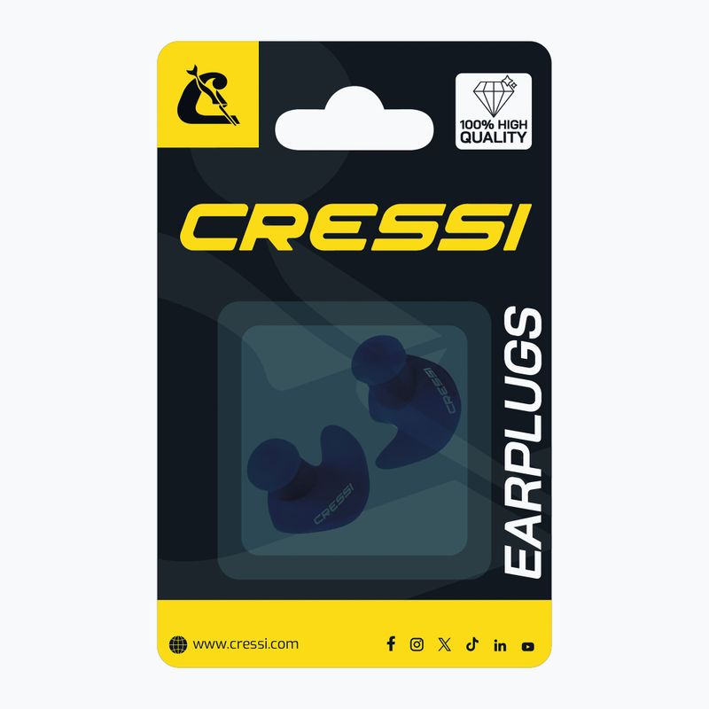 Zatyczki do uszu Cressi Dry Ear Plugs blue 2