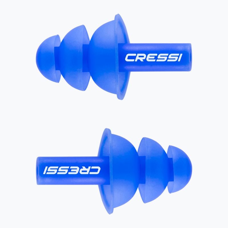 Zestaw zacisk + zatyczki Cressi Aqua Kit Ear Plugs + Nose Clip blue 3