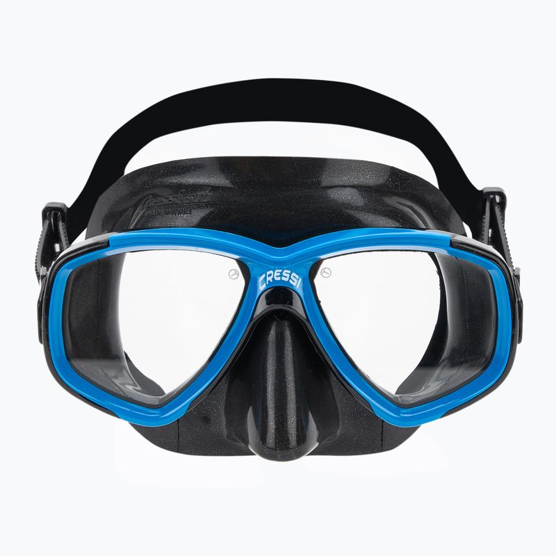 Zestaw do nurkowania Cressi Perla + Mexico black/blue 3