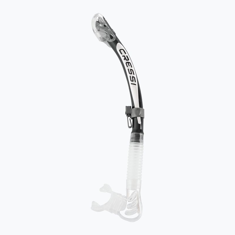 Fajka do nurkowania Cressi Alpha Ultra Dry clear/black/white