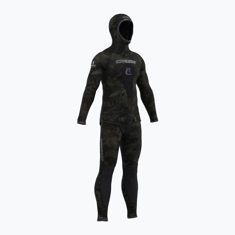Dwuczęściowa pianka do nurkowania Cressi Posidonia 5 mm camouflage 2
