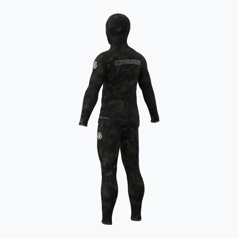 Dwuczęściowa pianka do nurkowania Cressi Posidonia 5 mm camouflage 3