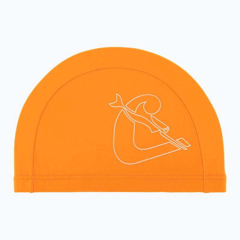 Czepek pływacki Cressi Tago orange/white 2