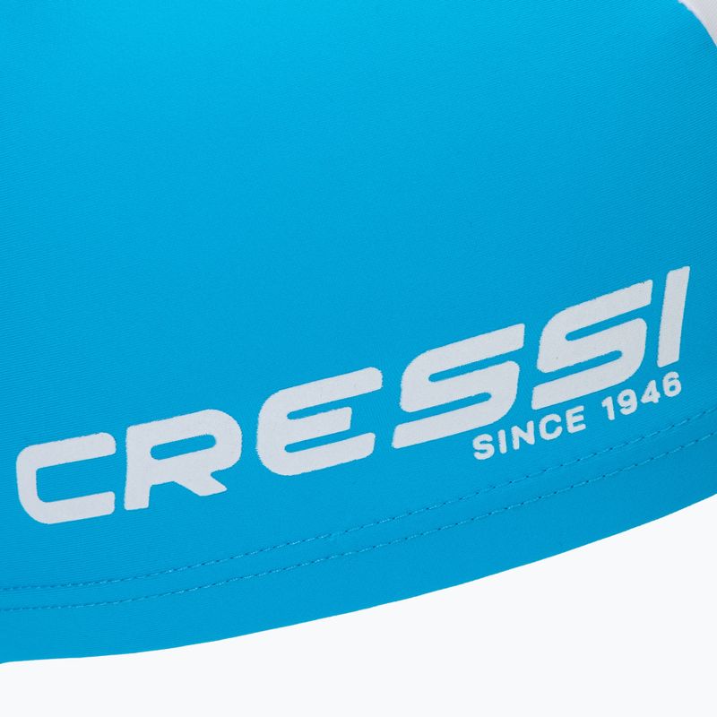 Czepek pływacki dziecięcy Cressi Tago azure/white 3
