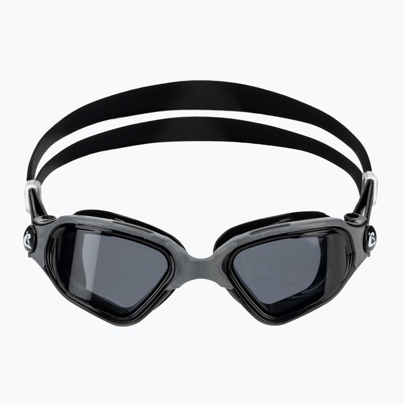 Okulary do pływania Cressi Clear Eyes black/grey smoke 2