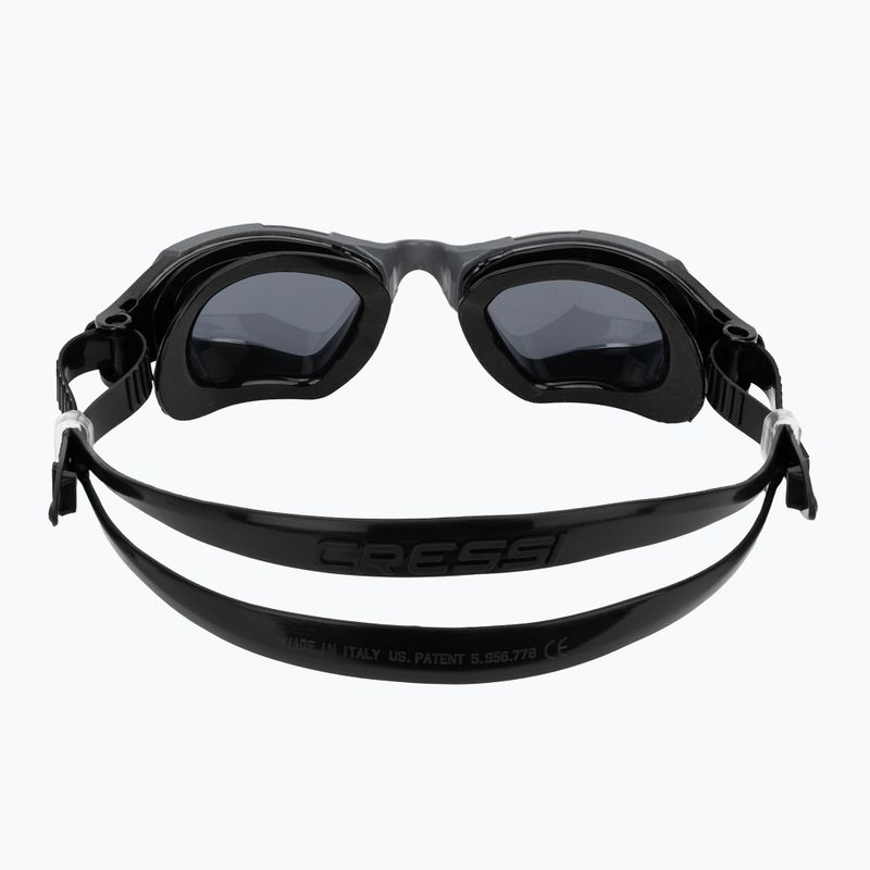 Okulary do pływania Cressi Clear Eyes black/grey smoke 4