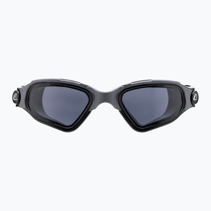 Okulary do pływania Cressi Clear Eyes black/grey smoke 2