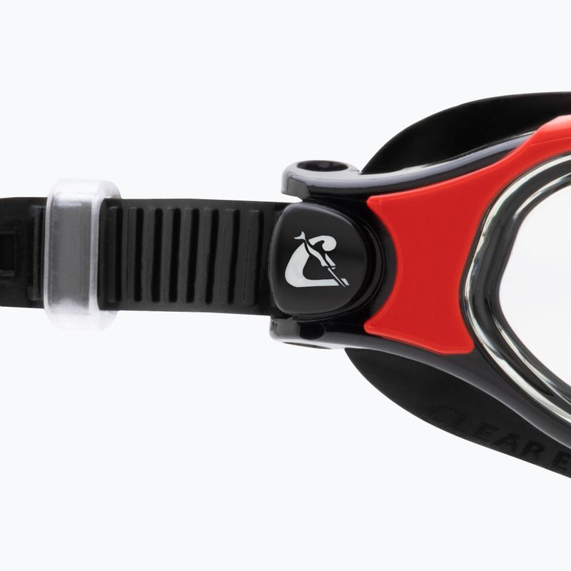 Okulary do pływania Cressi Clear Eyes black/red 3