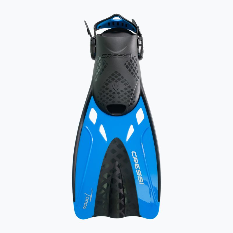 Zestaw do nurkowania Cressi Baron + Tonga black/blue 3