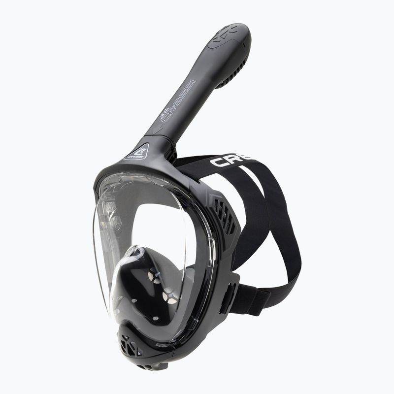 Maska pełnotwarzowa do snorkelingu Cressi Java Full Face black/black 2