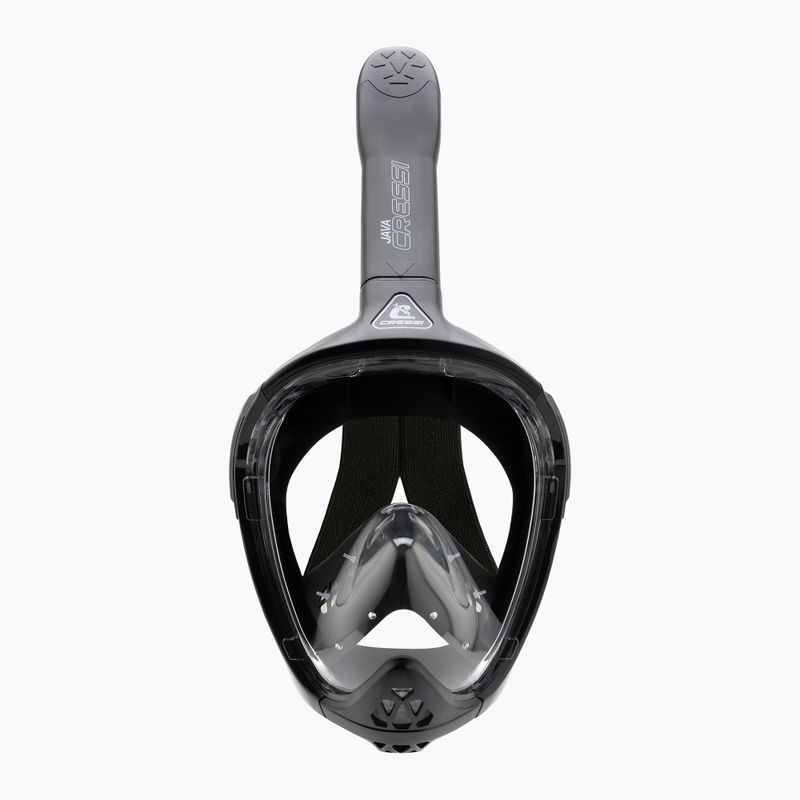 Maska pełnotwarzowa do snorkelingu Cressi Java Full Face black/black 3