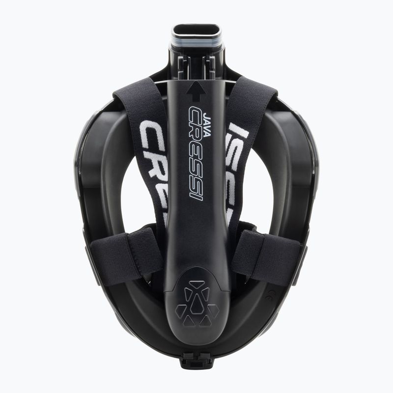 Maska pełnotwarzowa do snorkelingu Cressi Java Full Face black/black 5