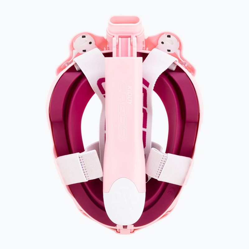 Maska pełnotwarzowa do snorkelingu dziecięca Cressi Kiddy Full Face Jr pink/purple/white 5