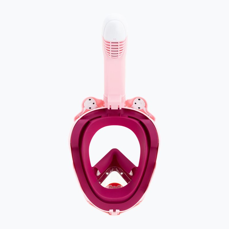Maska pełnotwarzowa do snorkelingu dziecięca Cressi Kiddy Full Face Jr pink/purple/white 6
