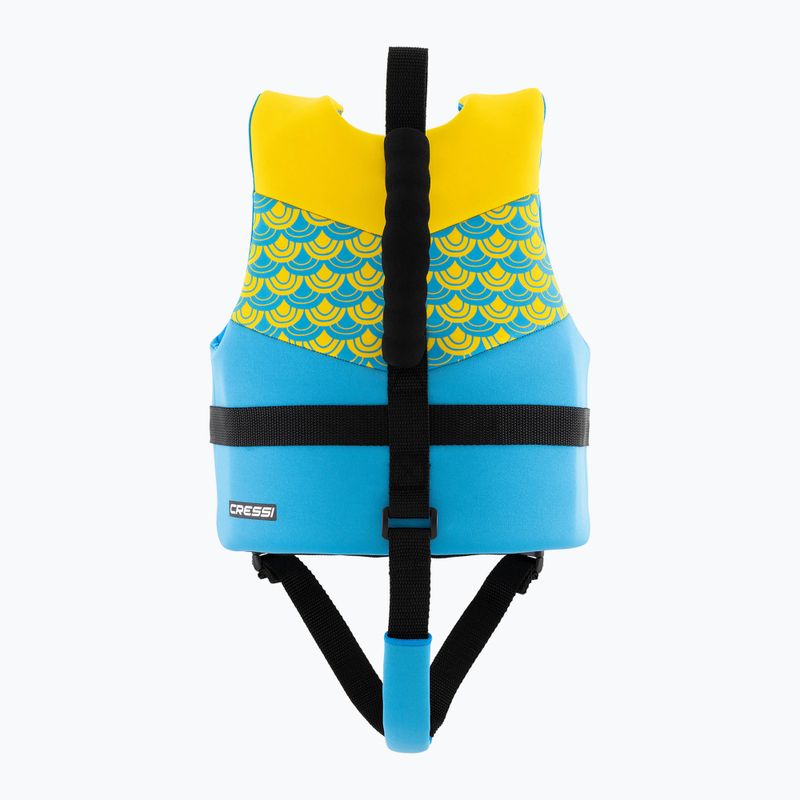 Kamizelka do pływania dziecięca Cressi Froggy azure/yellow 2