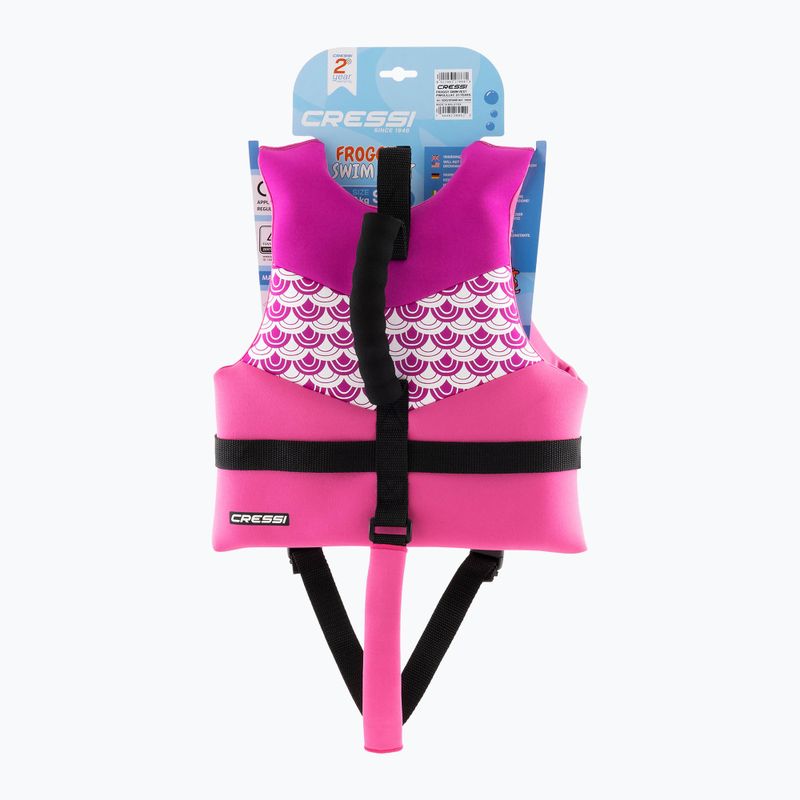 Kamizelka asekuracyjna dziecięca Cressi Froggy pink/lilac 6