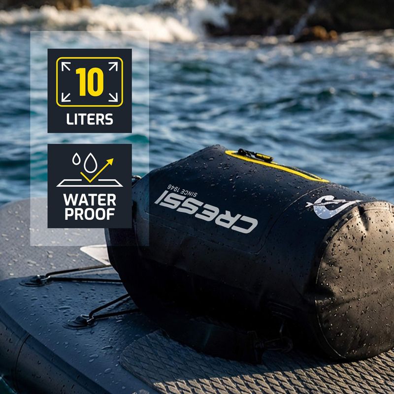 Worek wodoodporny Cressi Ocelot Dry Bag 10 l black/yellow 6