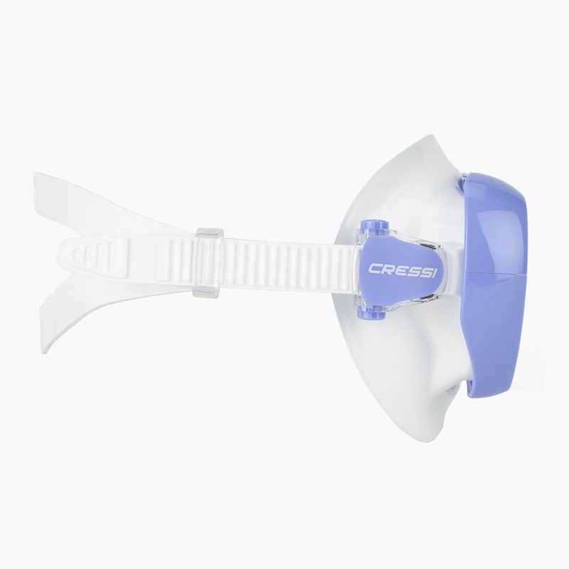 Maska do nurkowania damska Cressi Honey 420 UV white/lilac/blue/orange 3