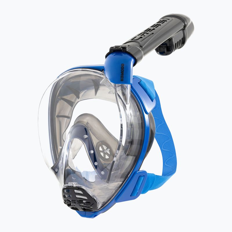 Maska pełnotwarzowa do snorkelingu Cressi Komodo Full Face blue/black 5