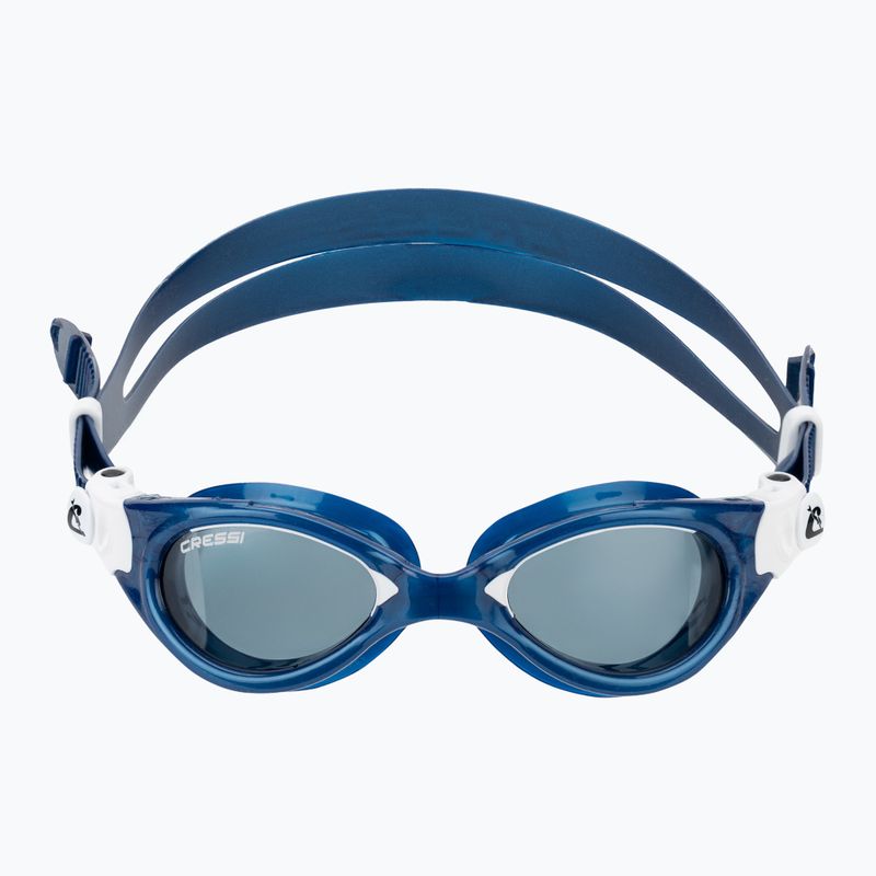 Okulary do pływania damskie Cressi Flash blue metal/white smoked 2