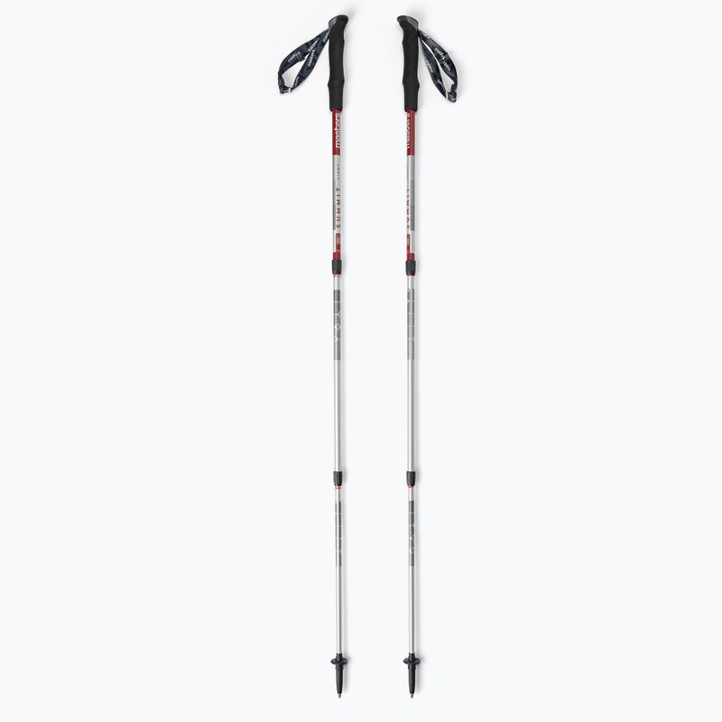 Kije trekkingowe Masters Summit Light red