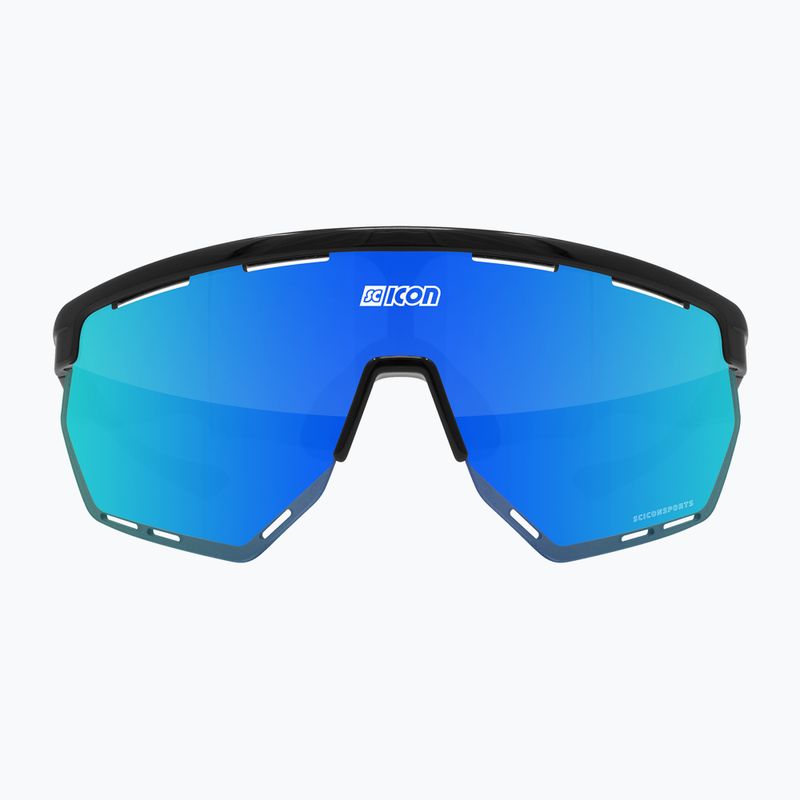 Okulary przeciwsłoneczne SCICON Aerowing black gloss/scnpp multimirror blue 3