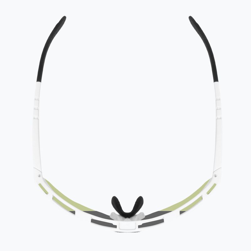 Okulary przeciwsłoneczne SCICON Aeroshade Kunken white gloss/scnpp green trail 6