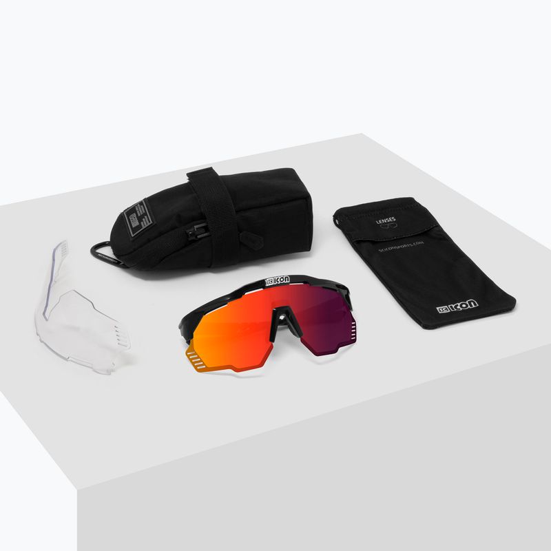 Okulary przeciwsłoneczne SCICON Aeroshade Kunken white gloss/scnpp multimirror red 7
