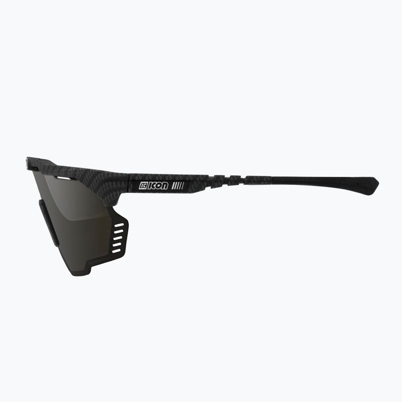 Okulary przeciwsłoneczne SCICON Aeroshade Kunken carbon matt/scnpp multimirror silver 3