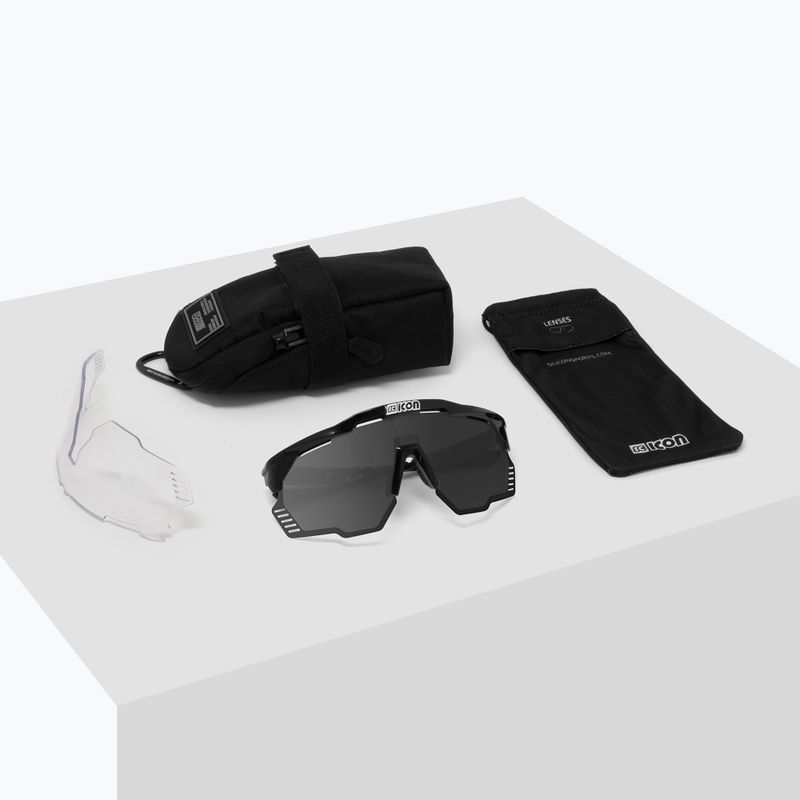 Okulary przeciwsłoneczne SCICON Aeroshade Kunken carbon matt/scnpp multimirror silver 6