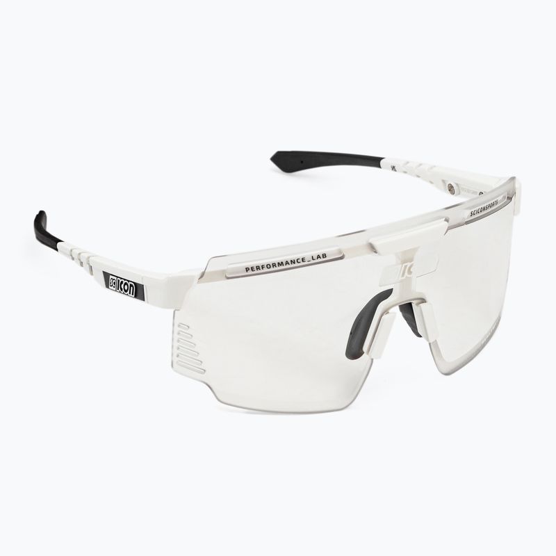 Okulary przeciwsłoneczne SCICON Aerowatt white gloss/scnpp photocromic silver