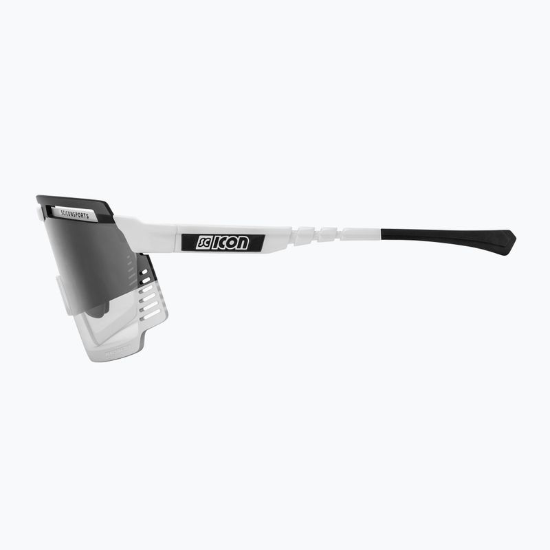 Okulary przeciwsłoneczne SCICON Aerowatt white gloss/scnpp photocromic silver 4