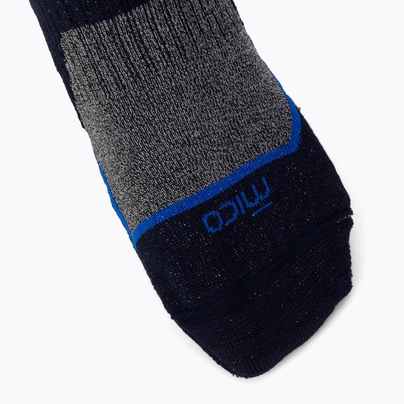 Skarpety Mico Medium Weight Trek Crew Extra Dry granatowe CA03058 4