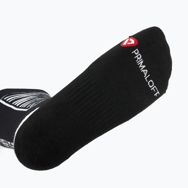 Skarpety narciarskie Mico Heavy Weight Superthermo Primaloft Merino Ski nero bianco 4