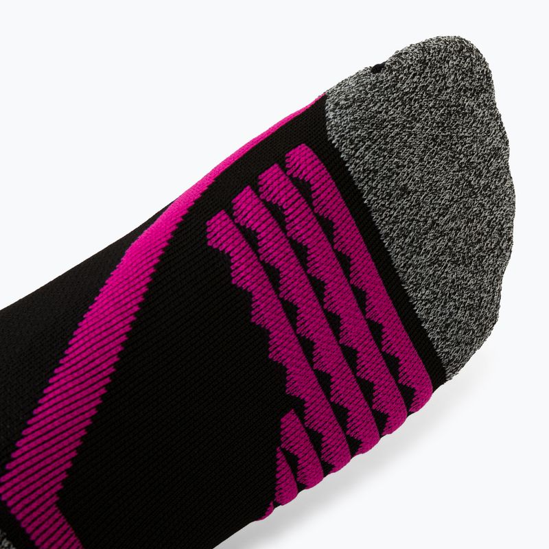 Skarpety narciarskie Mico Medium Weight X-Performance X-C Ski czarno-różowe CA00146 4