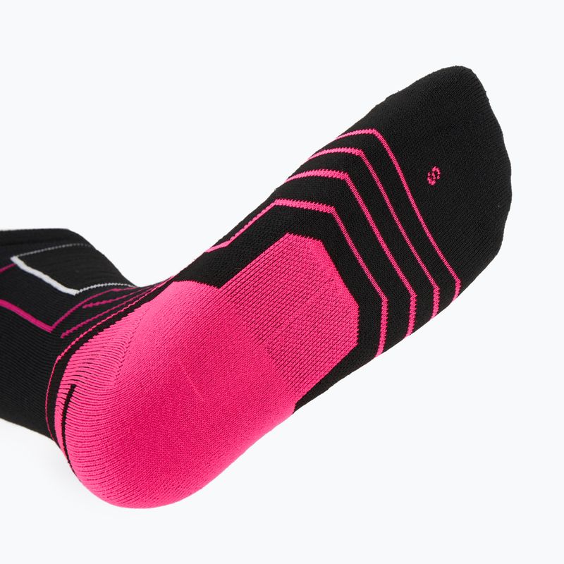 Skarpety narciarskie damskie Mico Medium Weight Warm Control Ski nero/fucsia fluo 4