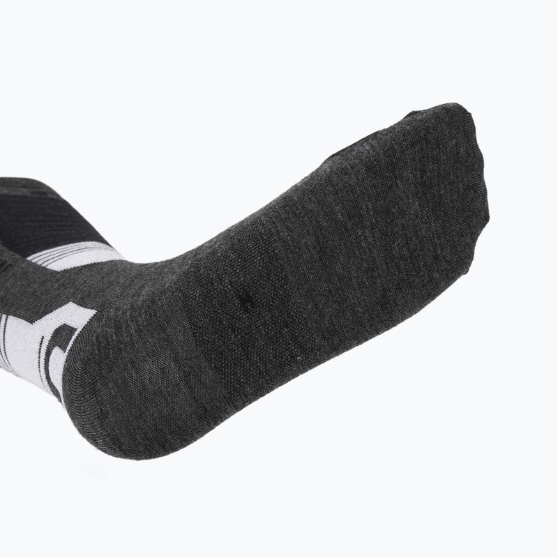 Skarpety narciarskie Mico Light Weight Superthermo Natural Merino Ski antracite mel 4