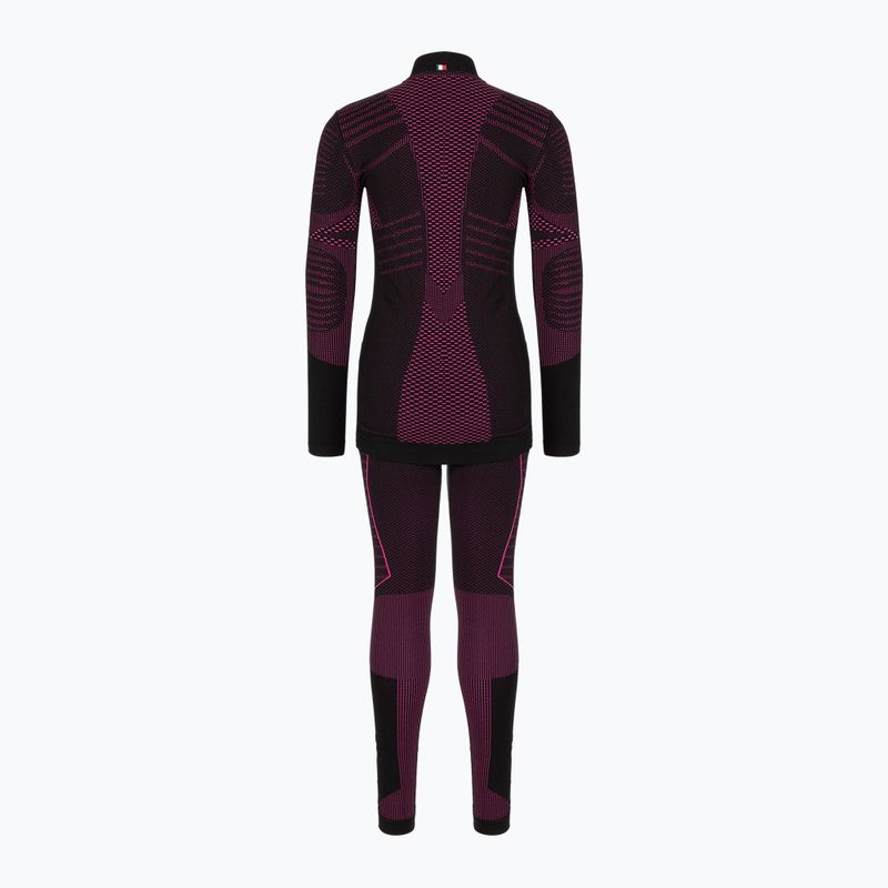 Komplet bielizny termoaktywnej dziecięcej Mico Extra Dry Kit nero/fuchsia 2