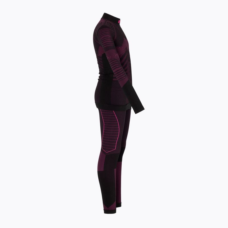 Komplet bielizny termoaktywnej dziecięcej Mico Extra Dry Kit nero/fuchsia 3