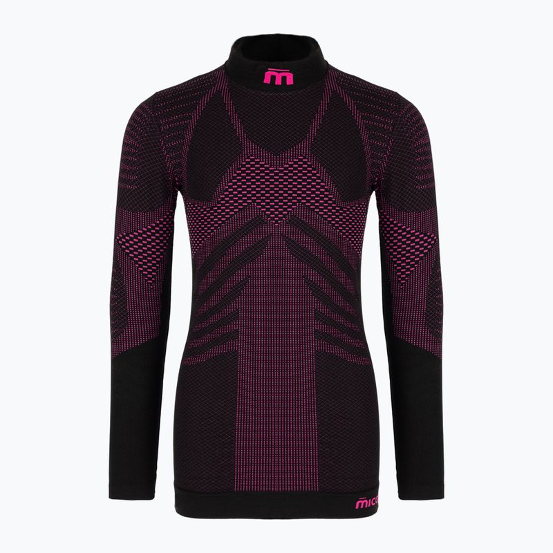 Komplet bielizny termoaktywnej dziecięcej Mico Extra Dry Kit nero/fuchsia 4