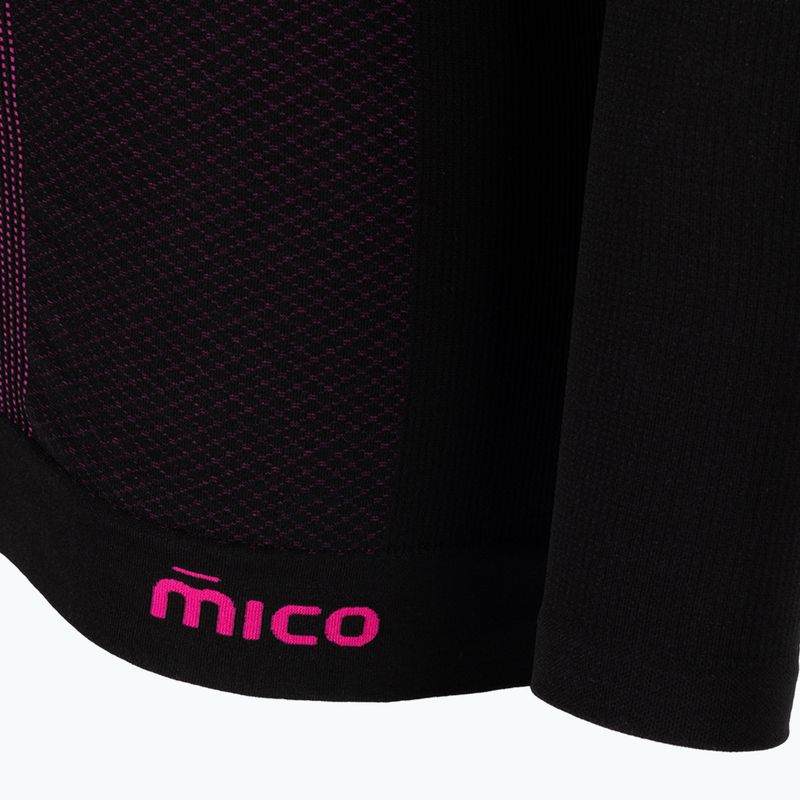 Komplet bielizny termoaktywnej dziecięcej Mico Extra Dry Kit nero/fuchsia 7