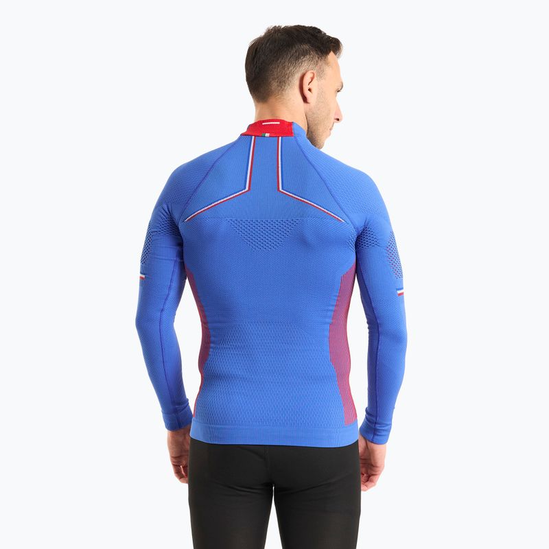 Bluza termoaktywna męska Mico M1 Mock Neck cobalto 2