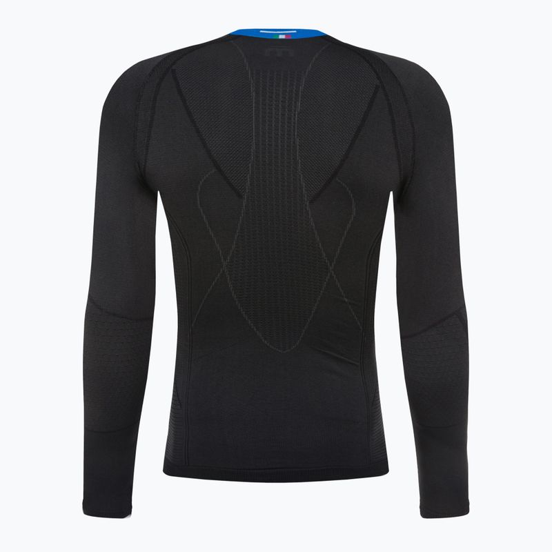 Longsleeve termoaktywny męski Mico Odor Zero Round Neck nero 7