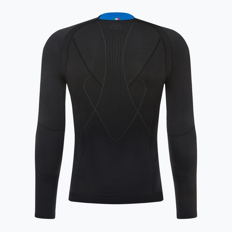 Longsleeve termoaktywny męski Mico Odor Zero Mock Neck nero 7